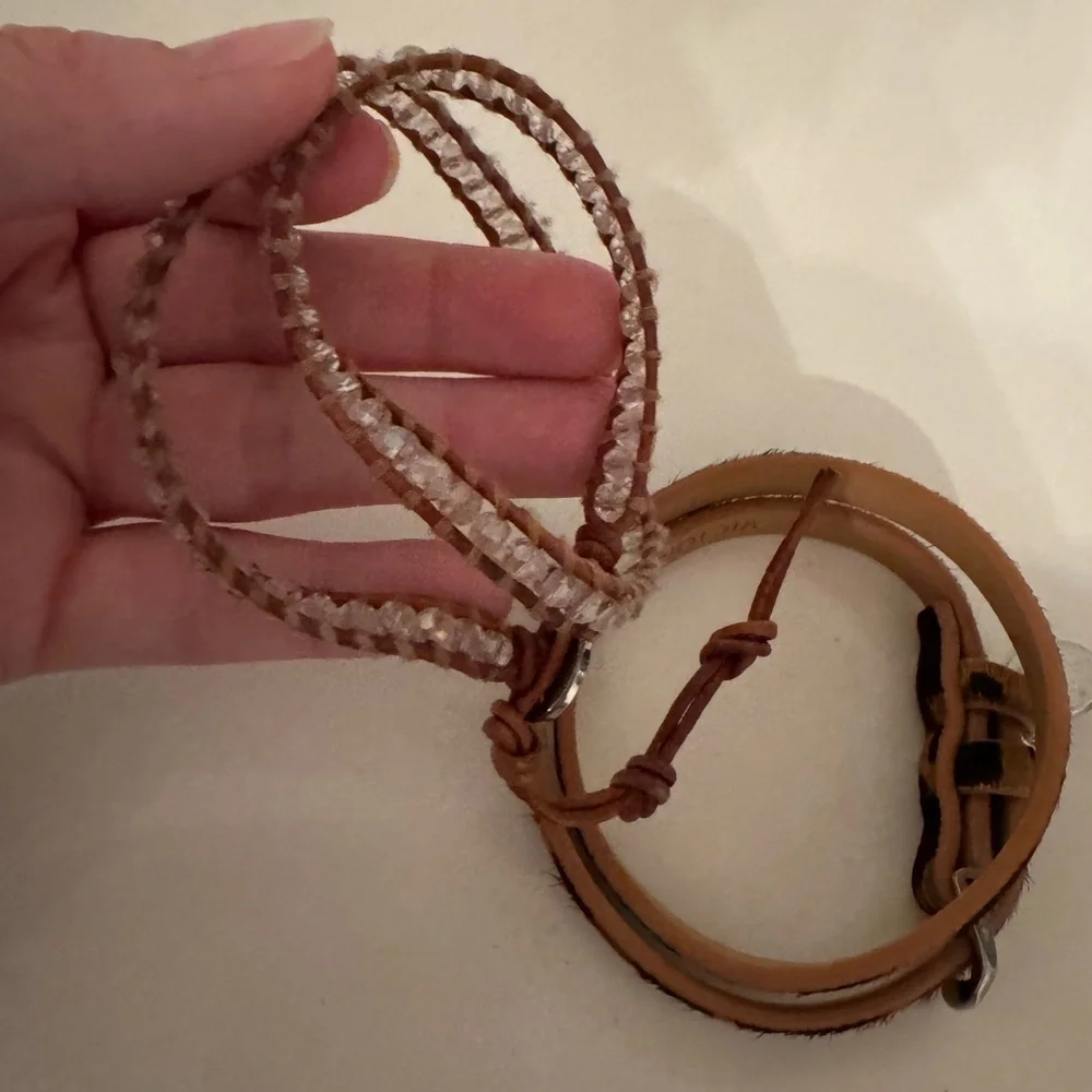 Victoria Emerson Animal Print and Beaded Bracelet Set - Picture 5 of 8